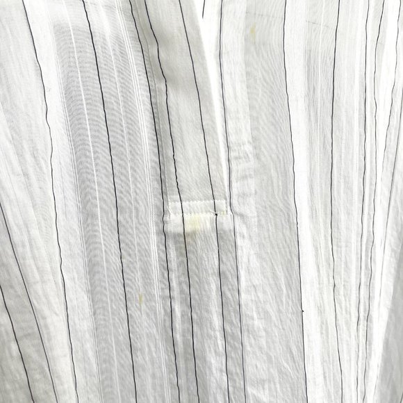 Vince Drape Striped Pullover Blouse Size S - Picture 9 of 11
